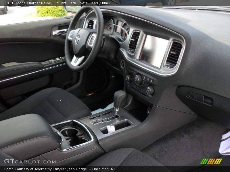 Brilliant Black Crystal Pearl / Black 2011 Dodge Charger Rallye