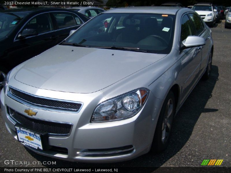 Silver Ice Metallic / Ebony 2012 Chevrolet Malibu LT