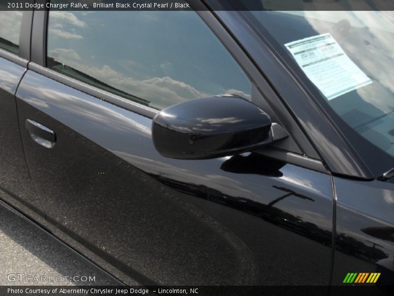 Brilliant Black Crystal Pearl / Black 2011 Dodge Charger Rallye