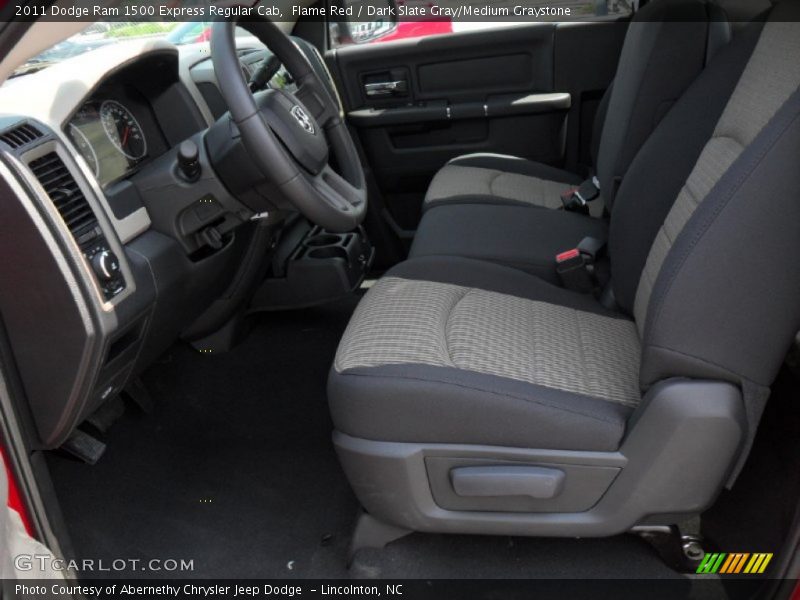 Flame Red / Dark Slate Gray/Medium Graystone 2011 Dodge Ram 1500 Express Regular Cab
