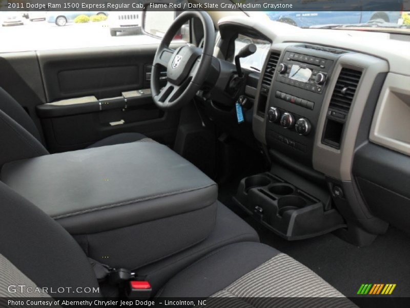 Flame Red / Dark Slate Gray/Medium Graystone 2011 Dodge Ram 1500 Express Regular Cab