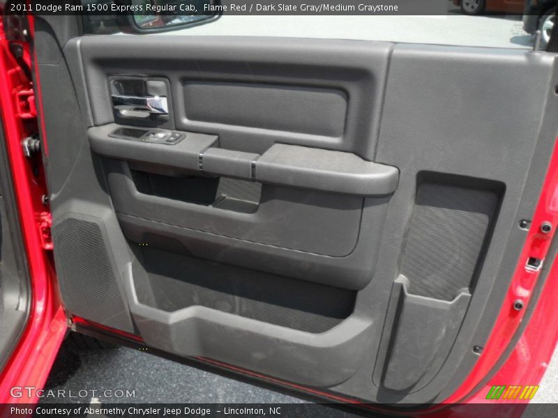 Flame Red / Dark Slate Gray/Medium Graystone 2011 Dodge Ram 1500 Express Regular Cab