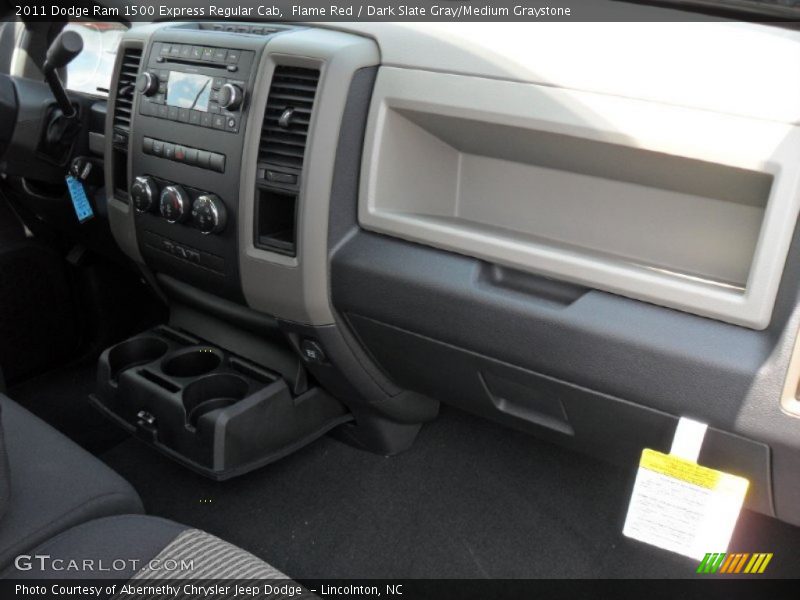 Flame Red / Dark Slate Gray/Medium Graystone 2011 Dodge Ram 1500 Express Regular Cab