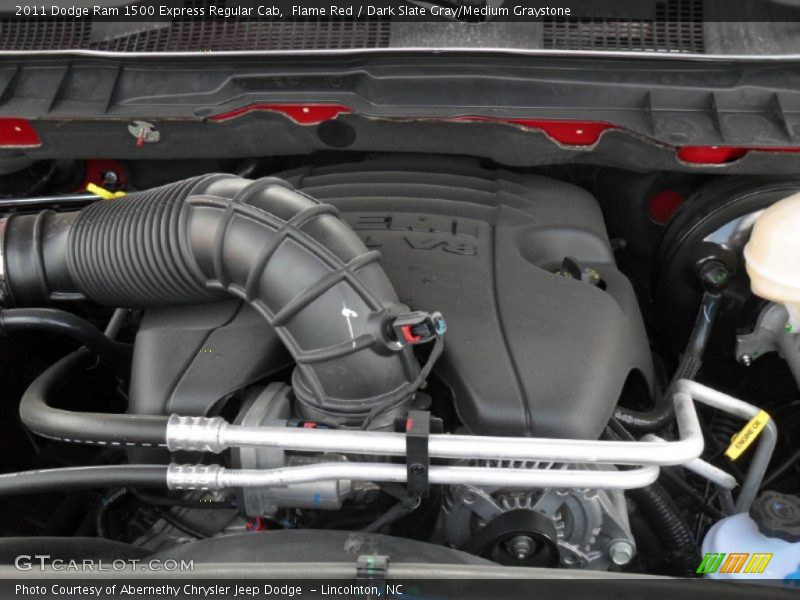 Flame Red / Dark Slate Gray/Medium Graystone 2011 Dodge Ram 1500 Express Regular Cab