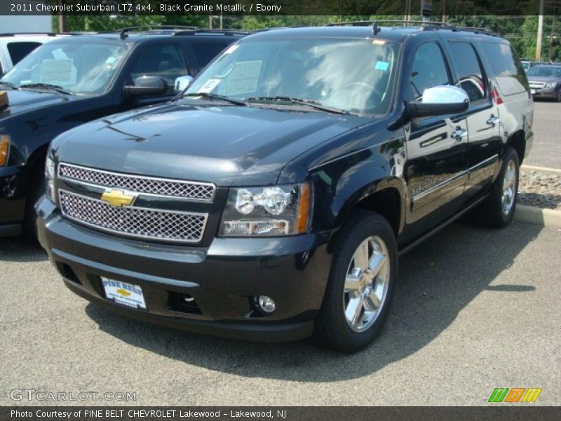 Black Granite Metallic / Ebony 2011 Chevrolet Suburban LTZ 4x4