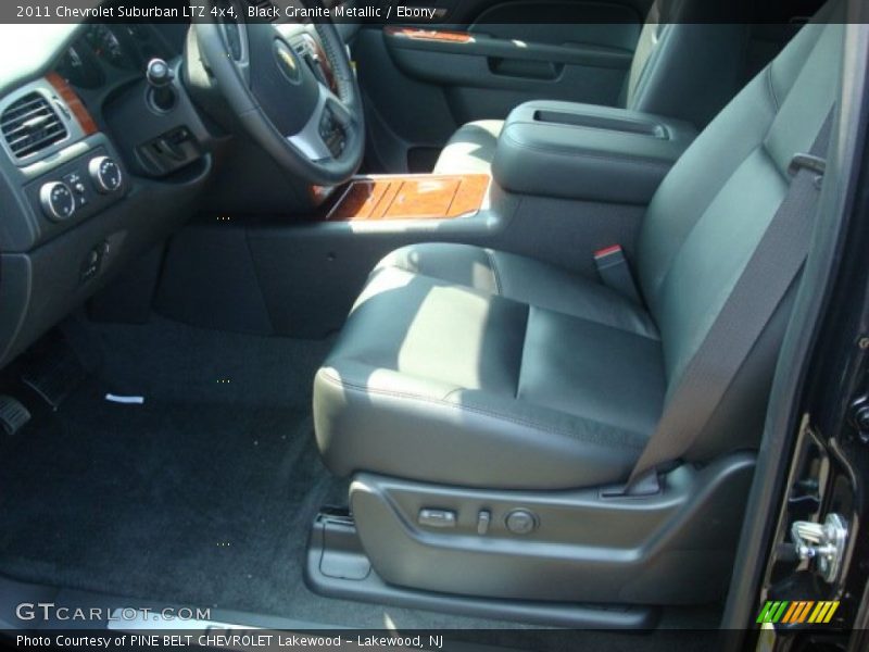 Black Granite Metallic / Ebony 2011 Chevrolet Suburban LTZ 4x4