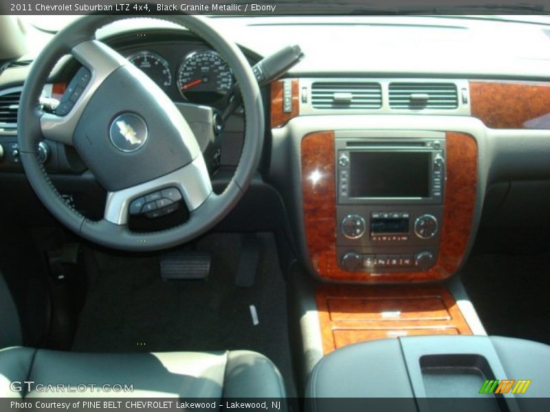 Black Granite Metallic / Ebony 2011 Chevrolet Suburban LTZ 4x4