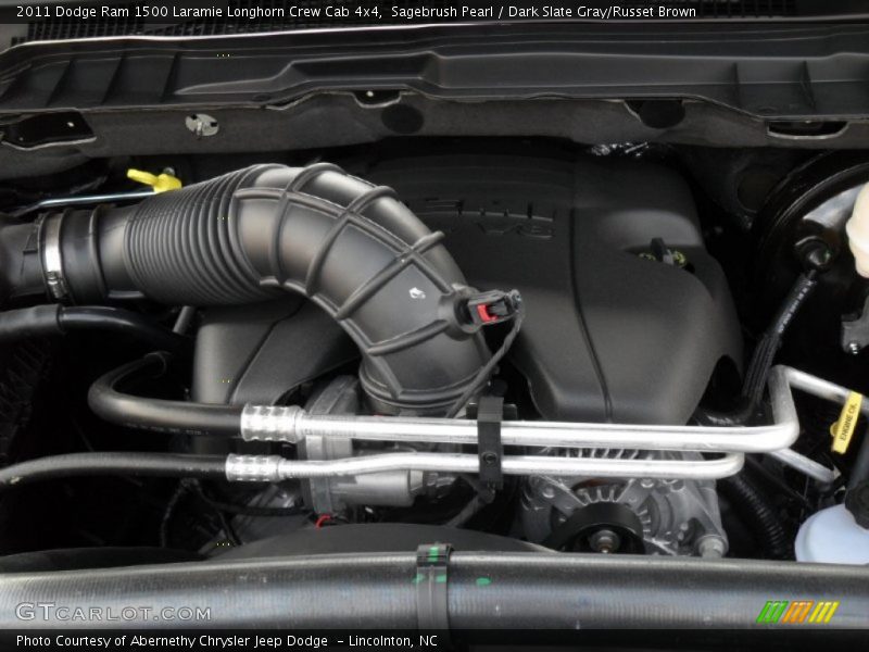 Sagebrush Pearl / Dark Slate Gray/Russet Brown 2011 Dodge Ram 1500 Laramie Longhorn Crew Cab 4x4