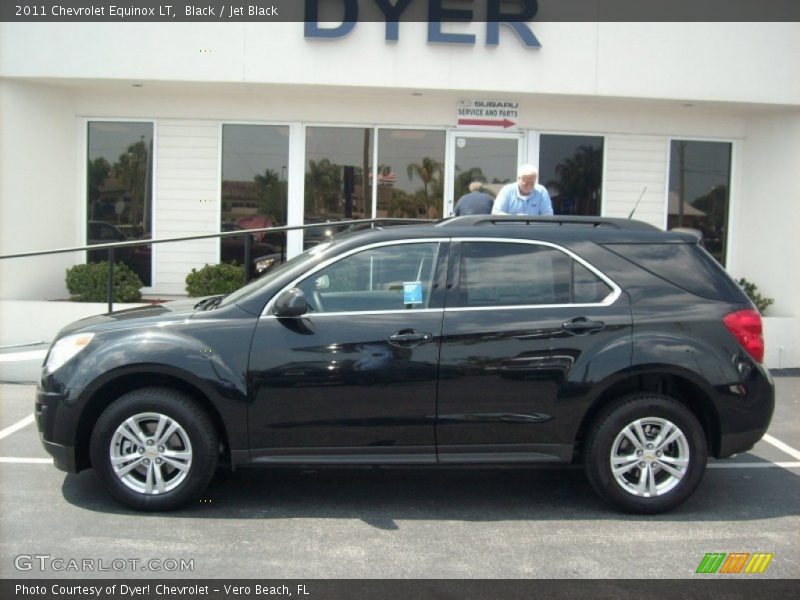 Black / Jet Black 2011 Chevrolet Equinox LT