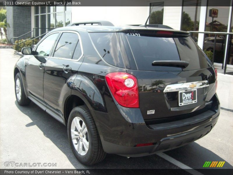 Black / Jet Black 2011 Chevrolet Equinox LT