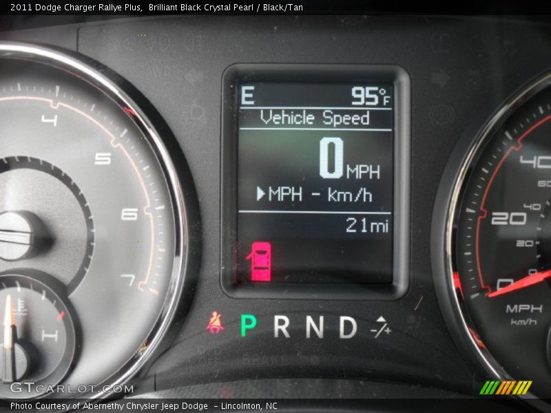 Brilliant Black Crystal Pearl / Black/Tan 2011 Dodge Charger Rallye Plus