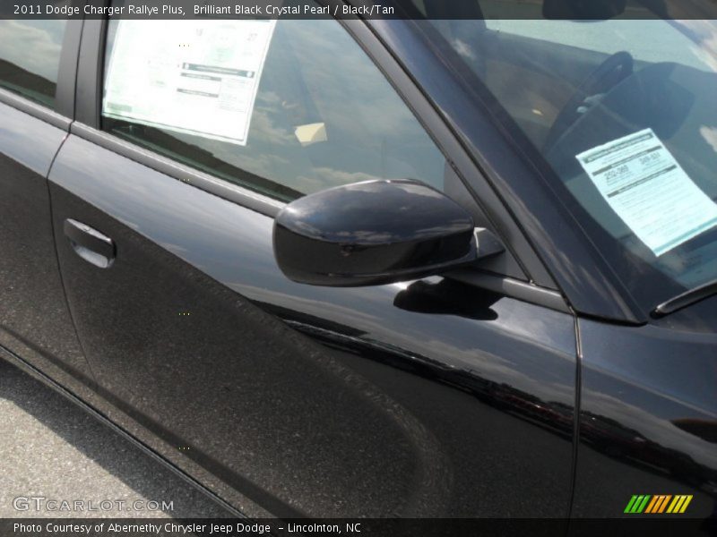 Brilliant Black Crystal Pearl / Black/Tan 2011 Dodge Charger Rallye Plus