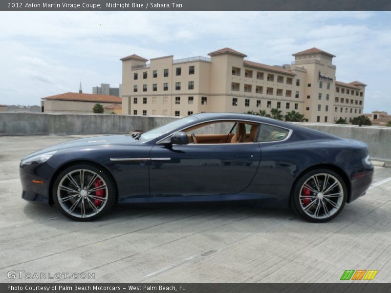  2012 Virage Coupe Midnight Blue