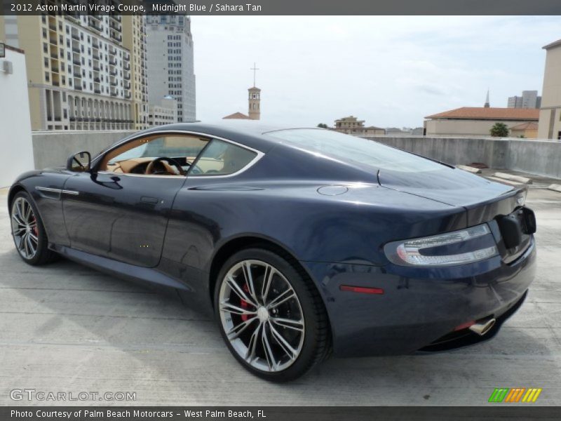  2012 Virage Coupe Midnight Blue