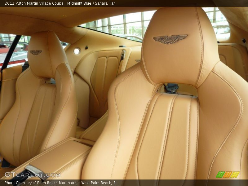  2012 Virage Coupe Sahara Tan Interior