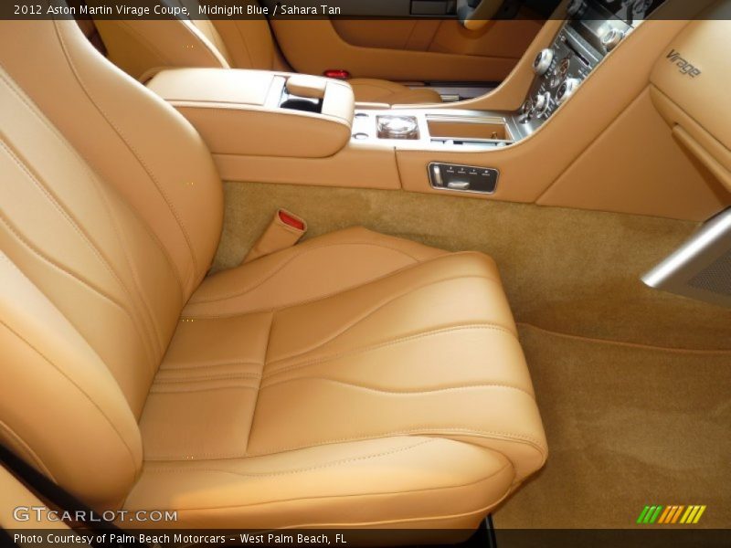  2012 Virage Coupe Sahara Tan Interior