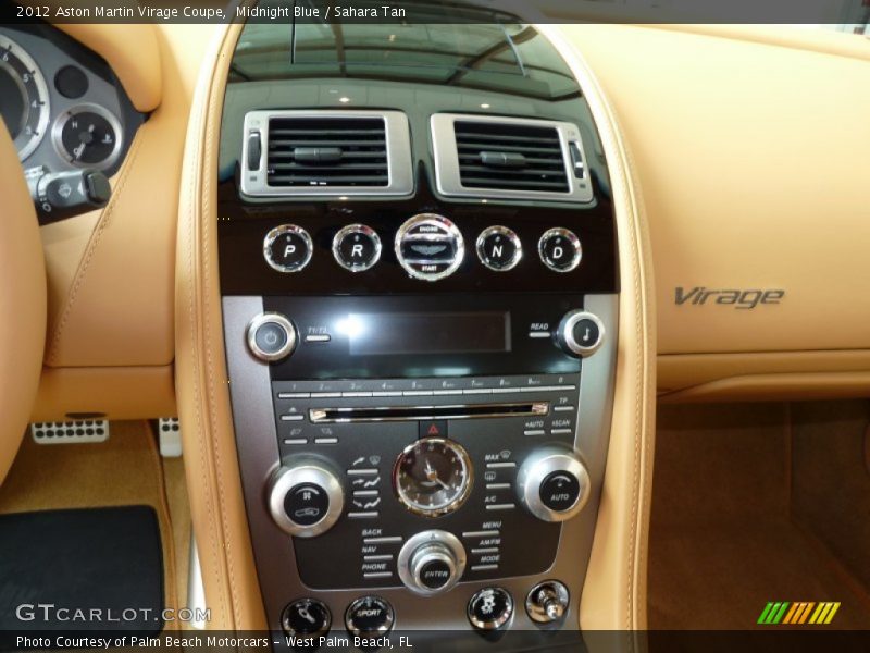 Controls of 2012 Virage Coupe