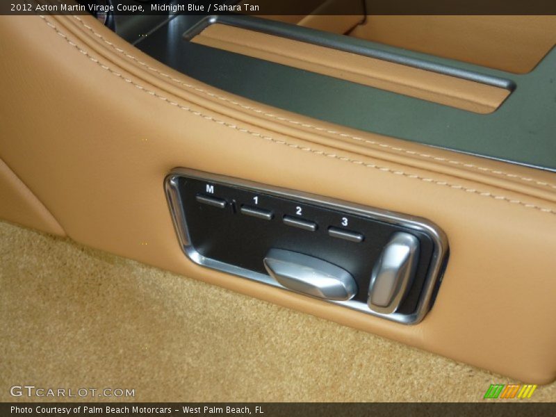 Controls of 2012 Virage Coupe