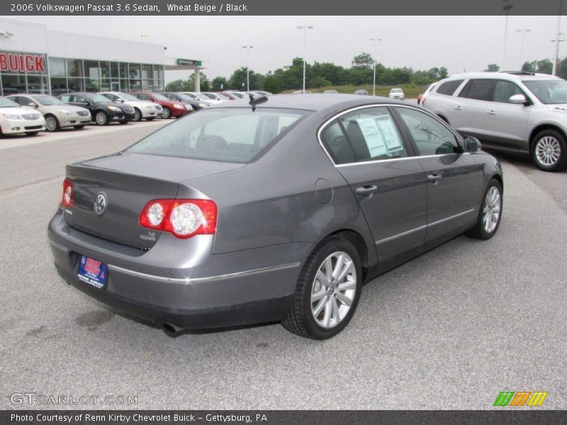 Wheat Beige / Black 2006 Volkswagen Passat 3.6 Sedan