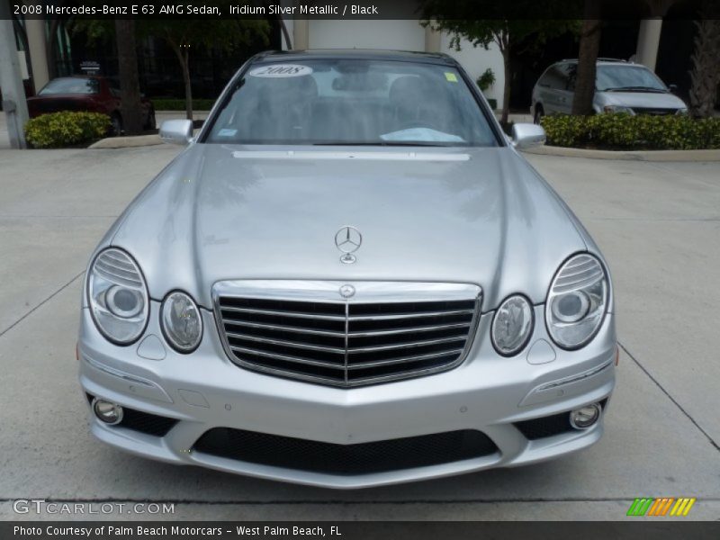 Iridium Silver Metallic / Black 2008 Mercedes-Benz E 63 AMG Sedan