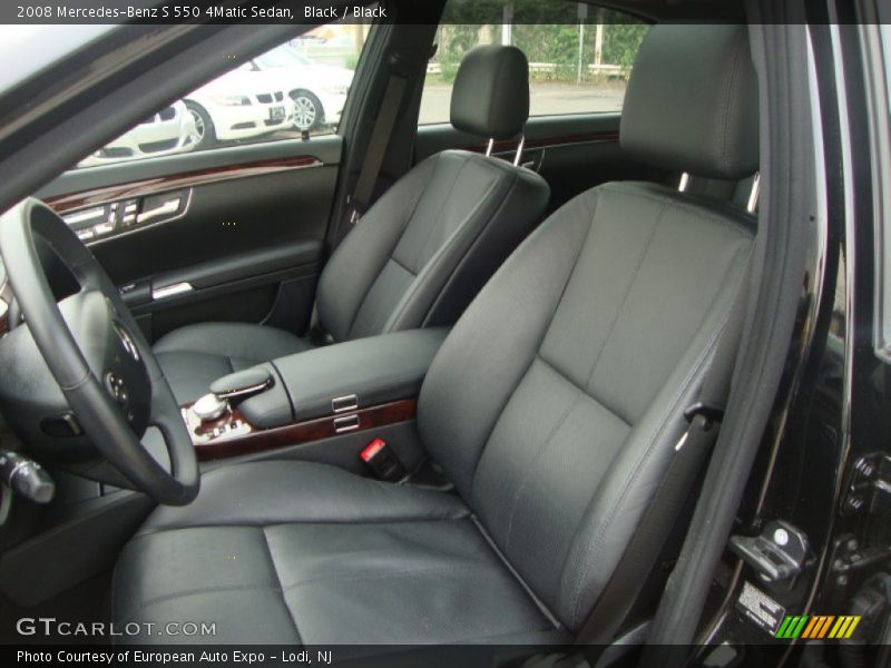 Black / Black 2008 Mercedes-Benz S 550 4Matic Sedan