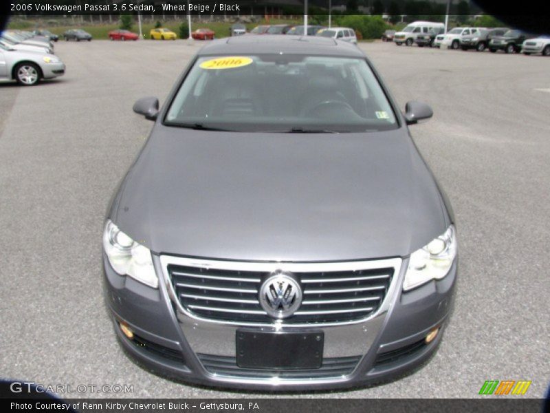 Wheat Beige / Black 2006 Volkswagen Passat 3.6 Sedan