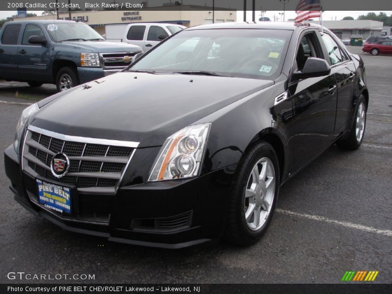 Black Raven / Ebony 2008 Cadillac CTS Sedan