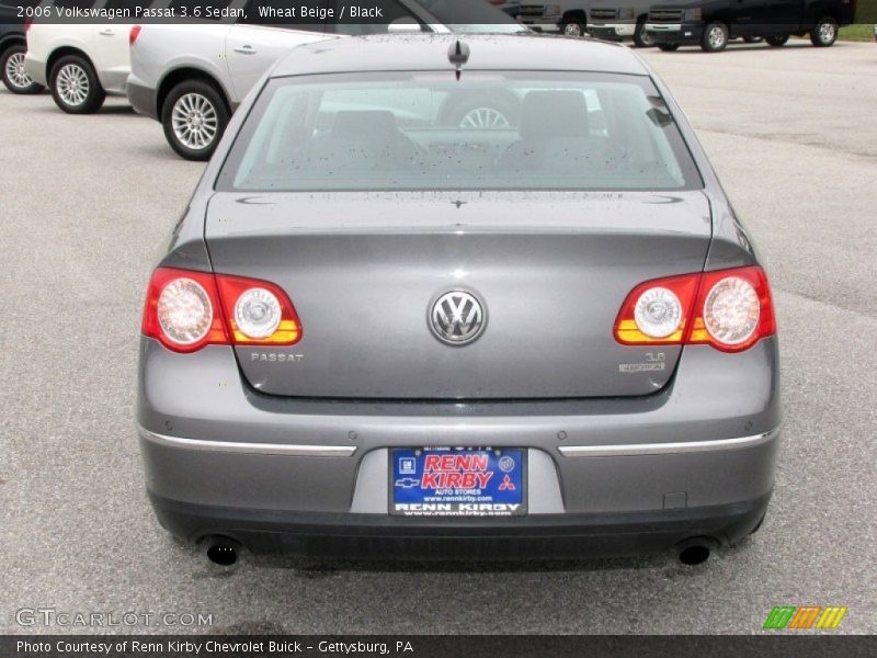 Wheat Beige / Black 2006 Volkswagen Passat 3.6 Sedan