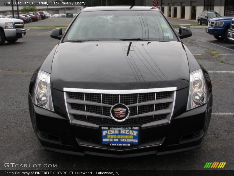 Black Raven / Ebony 2008 Cadillac CTS Sedan