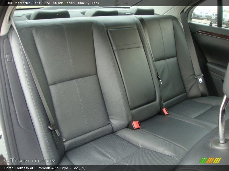 Black / Black 2008 Mercedes-Benz S 550 4Matic Sedan