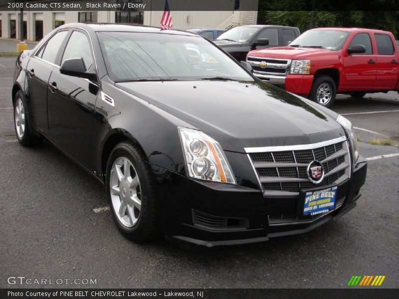 Black Raven / Ebony 2008 Cadillac CTS Sedan