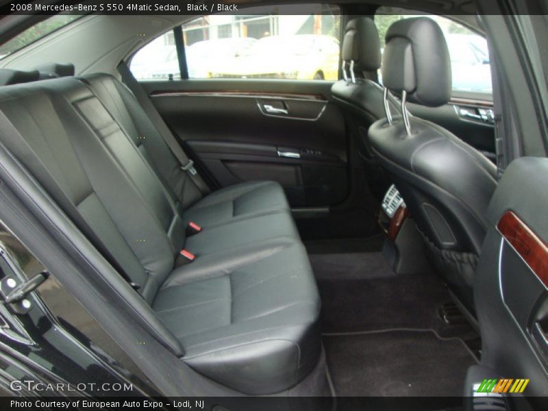 Black / Black 2008 Mercedes-Benz S 550 4Matic Sedan