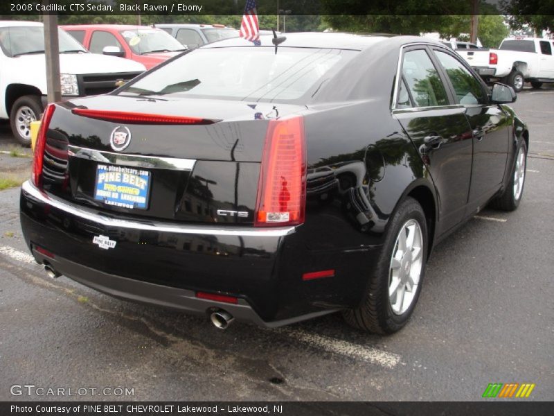Black Raven / Ebony 2008 Cadillac CTS Sedan