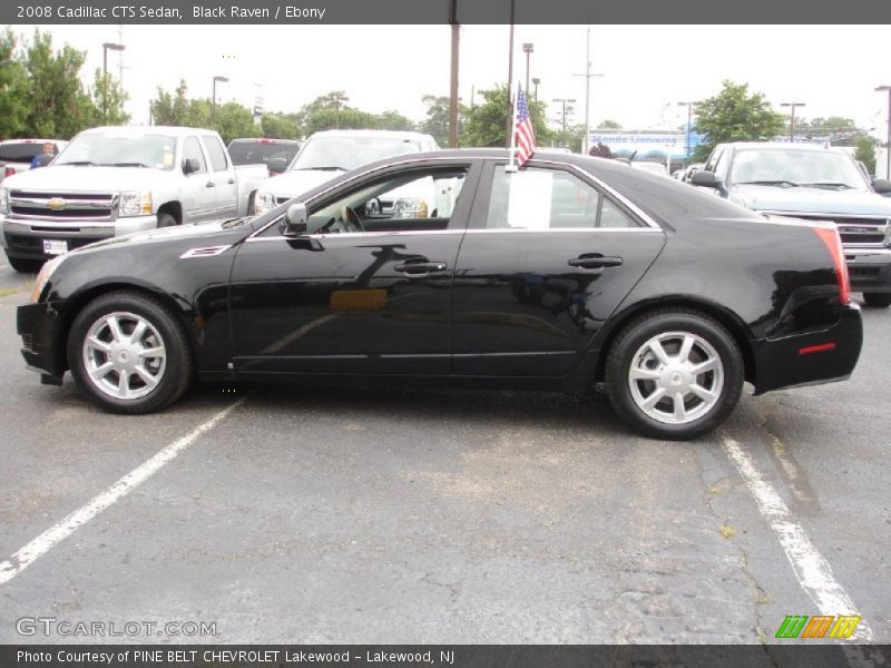 Black Raven / Ebony 2008 Cadillac CTS Sedan
