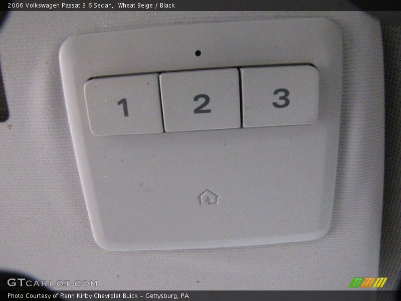 Wheat Beige / Black 2006 Volkswagen Passat 3.6 Sedan