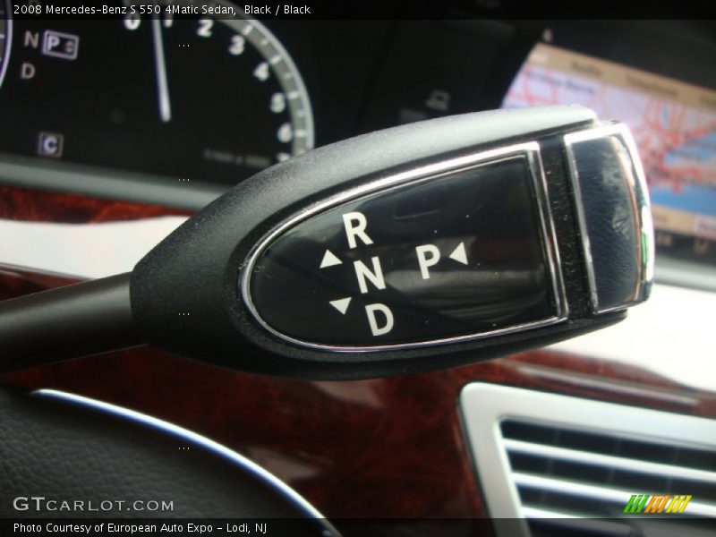 Black / Black 2008 Mercedes-Benz S 550 4Matic Sedan