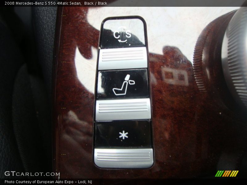 Black / Black 2008 Mercedes-Benz S 550 4Matic Sedan