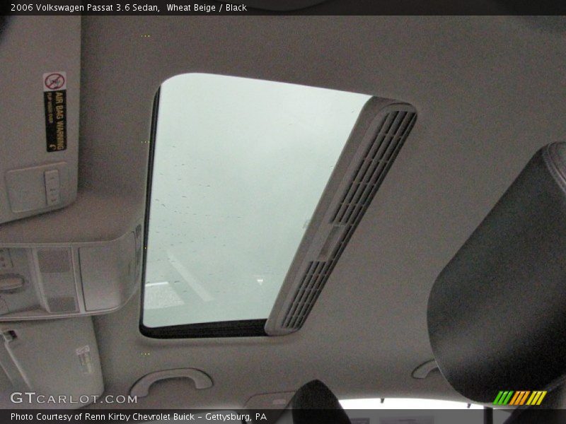 Wheat Beige / Black 2006 Volkswagen Passat 3.6 Sedan