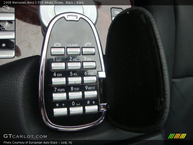 Black / Black 2008 Mercedes-Benz S 550 4Matic Sedan