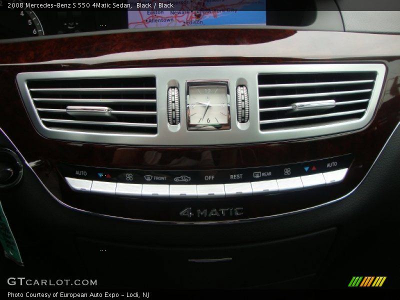 Black / Black 2008 Mercedes-Benz S 550 4Matic Sedan