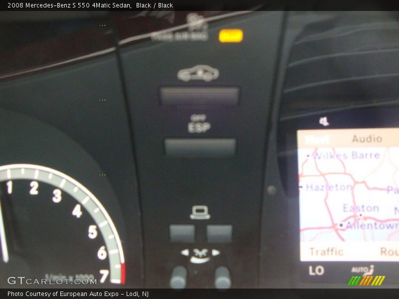 Black / Black 2008 Mercedes-Benz S 550 4Matic Sedan