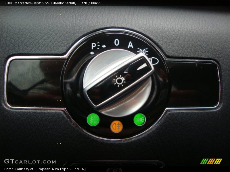 Black / Black 2008 Mercedes-Benz S 550 4Matic Sedan