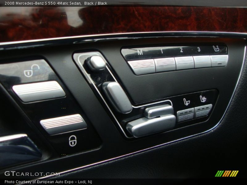 Black / Black 2008 Mercedes-Benz S 550 4Matic Sedan