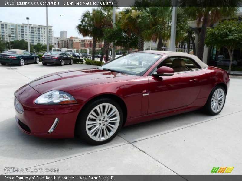 Claret Red Metallic / Caramel 2010 Jaguar XK XK Convertible