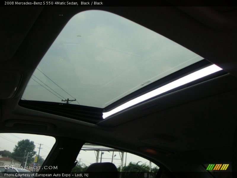 Black / Black 2008 Mercedes-Benz S 550 4Matic Sedan