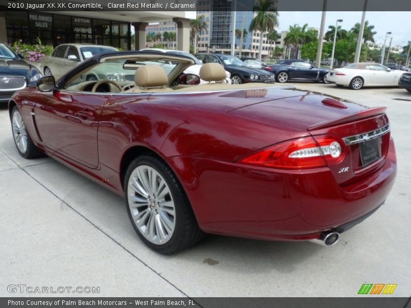 Claret Red Metallic / Caramel 2010 Jaguar XK XK Convertible