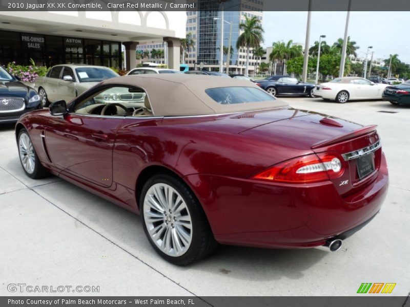 Claret Red Metallic / Caramel 2010 Jaguar XK XK Convertible