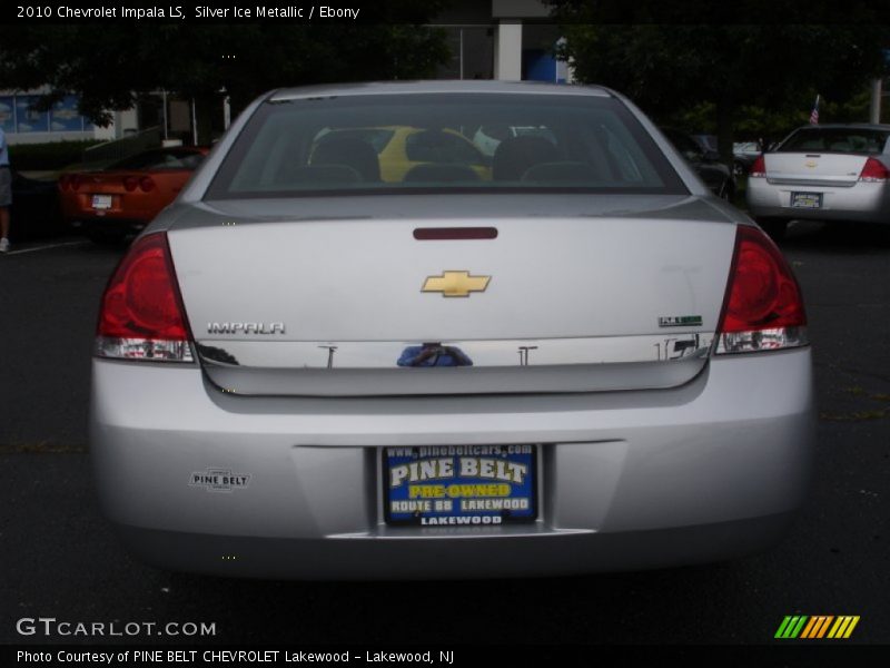 Silver Ice Metallic / Ebony 2010 Chevrolet Impala LS