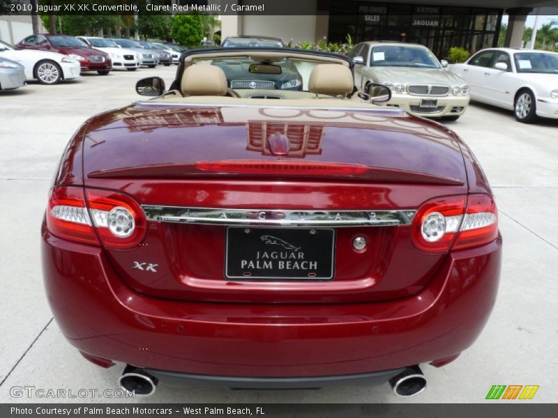 Claret Red Metallic / Caramel 2010 Jaguar XK XK Convertible