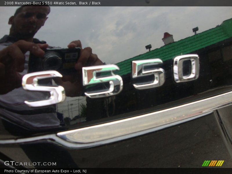 Black / Black 2008 Mercedes-Benz S 550 4Matic Sedan